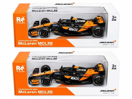 1:43 MC LAREN  SCALE DIE-CAST MODEL ARABA 