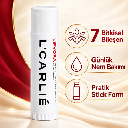L'Carlie LipVora Dudak Balmı - Anında nem