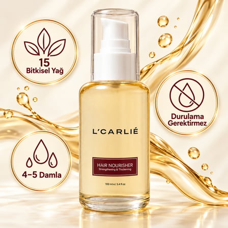 L'Carlie Hair Nourisher Saç Yağı - Besleyici parlaklık