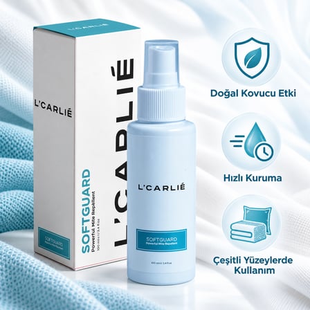 L'Carlie SoftGuard Akar Spreyi - Anti-mite hijyen desteği