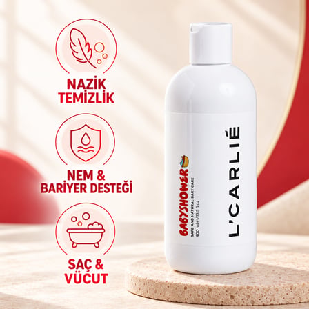 L'Carlie BabyShower Şampuan - Nazik temizlik