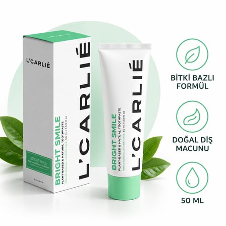 L'Carlie Bright Smile Diş Macunu - Doğal odaklı ferah temizlik