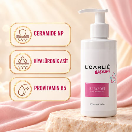 L'Carlie BabySoft Losyon - Yumuşak bebek cildi