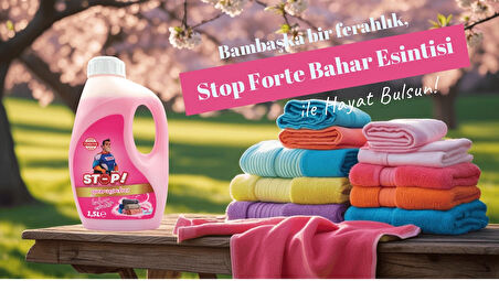 STOP Forte Çamaşır Yumuşatıcı 1.5 Litre Bahar Esintisi
