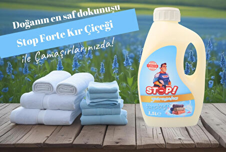 STOP Forte Çamaşır Yumuşatıcı 1.5 Litre Kır Çiçeği