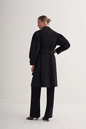 Balon Kollu Trençkot