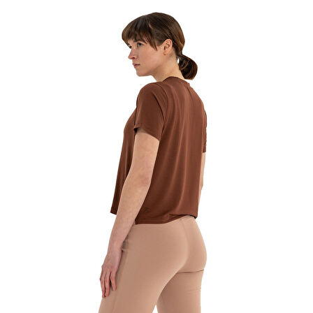 Inguz Modal Bisiklet Yaka Basic Yoga T-Shirt