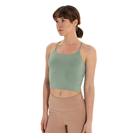 Inguz Sırt Detay İnce Askılı T-Shirt