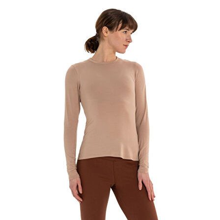 Inguz Uzun Kollu Basic Modal Yoga T-Shirt