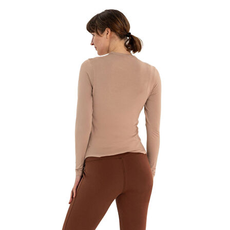 Inguz Uzun Kollu Basic Modal Yoga T-Shirt