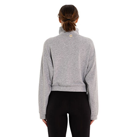 Inguz Dik Yaka Fermuarlı Sweatshirt