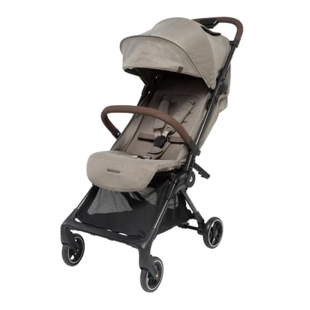Maxi-Cosi Oslo-Cabriofix I-Size Tek Elle Katlanabilen Ultra Kompakt Seyahat Sistem Bebek Arabası Truffle-Black