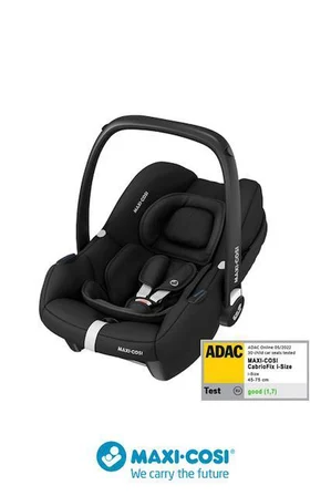 Maxi-Cosi Oslo-Cabriofix I-Size Tek Elle Katlanabilen Ultra Kompakt Seyahat Sistem Bebek Arabası Truffle-Black