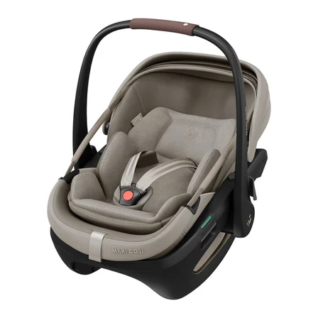 Maxi-Cosi Coral SlidePro Isofix Bazalı 360 Dönebilen Tam Yatabilen Modüler 0-13 Kg Ana Kucağı Sand