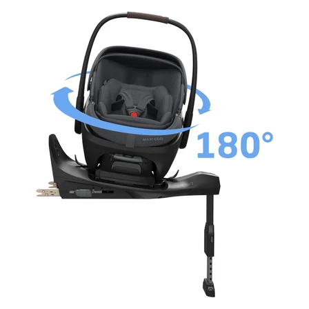 Maxi-Cosi Coral SlidePro Isofix Bazalı 360 Dönebilen Tam Yatabilen Modüler 0-13 Kg Ana Kucağı Graph