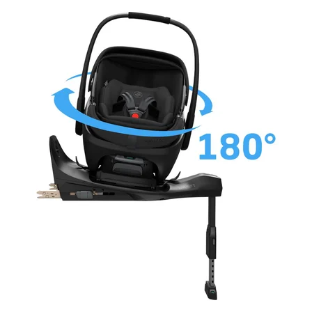 Maxi-Cosi Coral SlidePro Isofix Bazalı 360 Dönebilen Tam Yatabilen Modüler 0-13 Kg Ana Kucağı Black