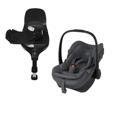 Maxi-Cosi Pebble Slide Pro Isofix Bazalı 360 Dönebilen Tam Yatabilen 0-13 Kg Ana Kucağı Graphite