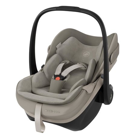 Maxi-Cosi Pebble Slide Pro Isofix Bazalı 360 Dönebilen Tam Yatabilen 0-13 Kg Ana Kucağı Sand