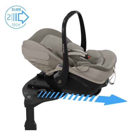 Maxi-Cosi Pebble Slide Pro Isofix Bazalı 360 Dönebilen Tam Yatabilen 0-13 Kg Ana Kucağı Sand