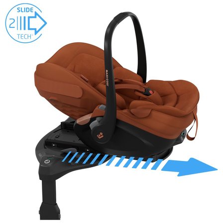 Maxi-Cosi Pebble Slide Pro Isofix Bazalı 360 Dönebilen Tam Yatabilen 0-13 Kg Ana Kucağı Terra