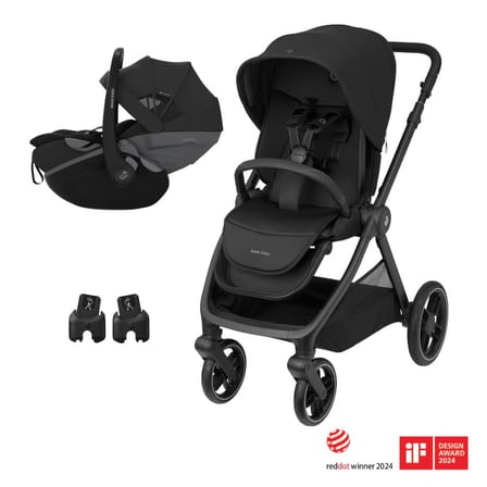 Maxi-Cosi Oxford-Pebble Slide Pro Çift Yönlü Seyahat Sistem Bebek Arabası Black