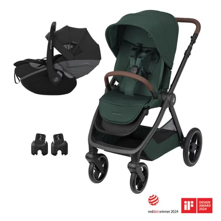Maxi-Cosi Oxford-Pebble Slide Pro Çift Yönlü Seyahat Sistem Bebek Arabası Green-Black