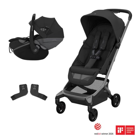 Maxi-Cosi Fame Cabin-Pebble Slide Pro Led Işıklı Entegre Telefon Şarj Üniteli Bebek Arabası Black
