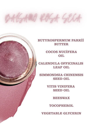 COLORİDO BÁLSAMO ROSA SECA NEMLENDİRİCİ ANTİOKSİDAN IŞILTI VEREN E-VİTAMİN KREM BALM(RUJ,FAR,ALLIK)