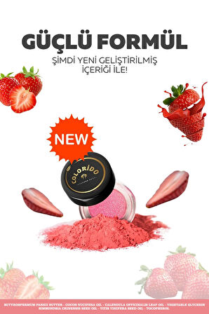 COLORİDO BÁLSAMO ROSA NEMLENDİRİCİ ANTİOKSİDAN IŞILTI VEREN E-VİTAMİNLİ KREM BALM (RUJ,FAR,ALLIK)