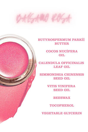 COLORİDO BÁLSAMO ROSA NEMLENDİRİCİ ANTİOKSİDAN IŞILTI VEREN E-VİTAMİNLİ KREM BALM (RUJ,FAR,ALLIK)