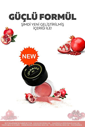 COLORİDO BÁLSAMO ORO ROSADO NEMLENDİRİCİ ANTİOKSİDAN IŞILTI VEREN E-VİTAMİN KREM BALM(RUJ,FAR,ALLIK)