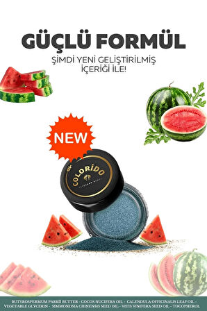 COLORİDO BÁLSAMO AZUL CLARO NEMLENDİRİCİ ANTİOKSİDAN IŞILTI VEREN E-VİTAMİN KREM BALM(RUJ,FAR,ALLIK)