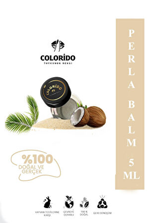 COLORİDO BÁLSAMO PERLA NEMLENDİRİCİ ANTİOKSİDAN IŞILTI VEREN E-VİTAMİNLİ KREM BALM (RUJ,FAR,ALLIK)
