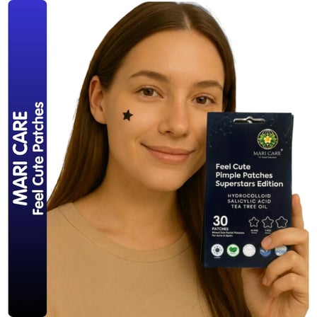 Feel Cute Pimple Patches Superstars Edition 30 Adet Siyah