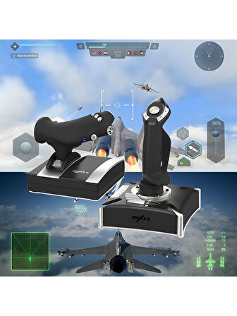 PXN 2119 Pro Uçuş Simülatör Joystick Kontrolcü Ps4/pc/xbox One