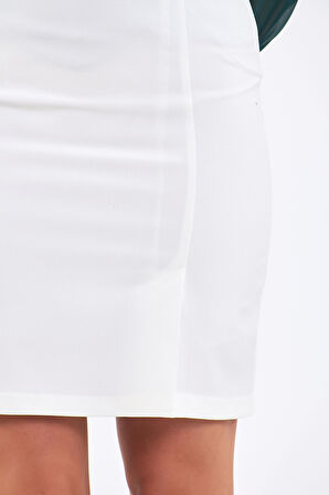 Önden Tek Yırtmaçlı Kalem Etek