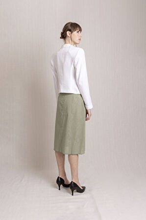 NAKIŞLI UZUN ANVELOPE YAZLIK KETEN ETEK