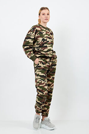 Kamuflaj Sweatshirt Takım