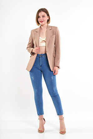 Vizon Tek Düğme Ceket