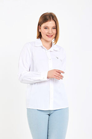 Kadın Beyaz Gömlek