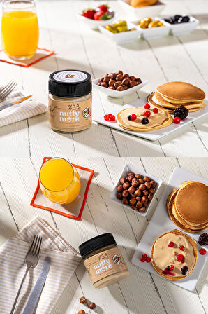 Nutty More %33 Fındık Parçacıklı Fındık Ezmesi 200 gr x 4 Adet