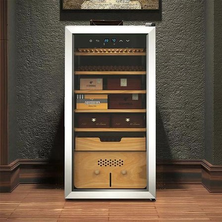 Berfmann BFC574-SG Humidor 574 Puro Kapasiteli Elektronik Puro Dolabı