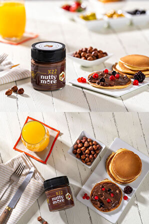 Nutty More %22 Kakaolu Fındık Ezmesi 200 gr x 9 Adet