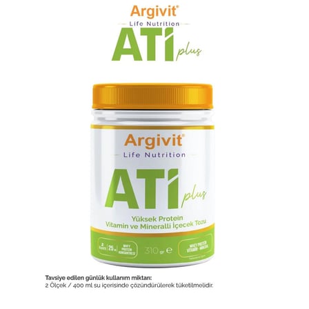 Argivit Ati Plus Yüksek Protein Vitamin ve Mineralli İçecek Tozu 310 gr