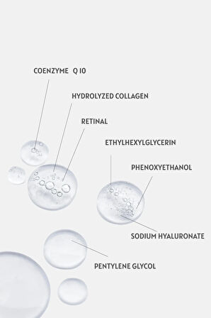 Midnight Repair Serum -Gece Serumu-Coenzim Q10+Retinal+Hydrolyzed Collagen+Peptide Complex-30 ML