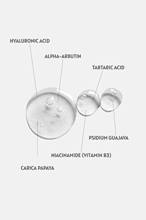 Clear Bright Serum -Cilt Tonu Eşitleyici Aydınlatıcı Serum - Hyaluronic Acid & Niacinamide -30ML