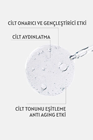 Clear Bright Serum -Cilt Tonu Eşitleyici Aydınlatıcı Serum - Hyaluronic Acid & Niacinamide -30ML
