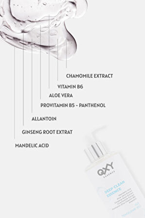 Deep Cleanse Essence - Yüz Temizleme Jeli - Mandelic acid+Aloe Vera+Provitamin B5+Allantoin - 200 ML