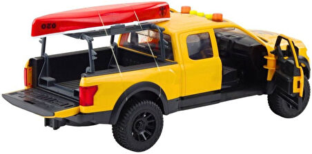 Sürtmeli Sesli Işıklı Araba Kano Taşıyan Pikap