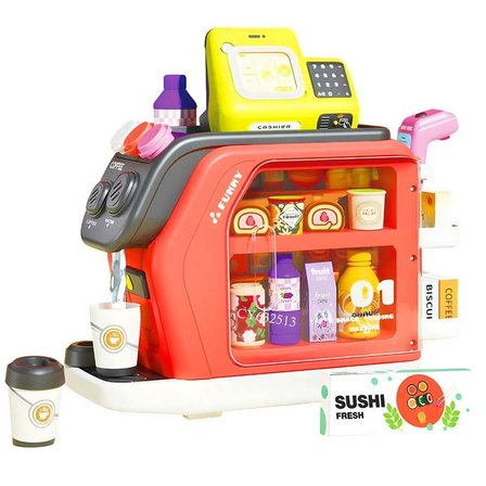  Galtoys GJJ-L-92 Oyuncak Kahve Makinesi ve Yazar Kasa Evcilik Seti 3+ Yaş